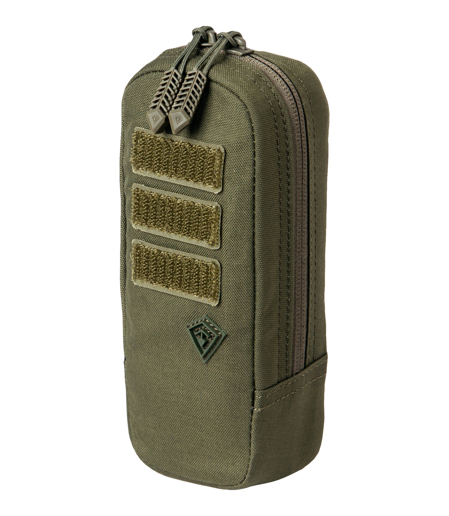 Front of Tactix Series Eyewear Pouch in OD Green |color_od green
