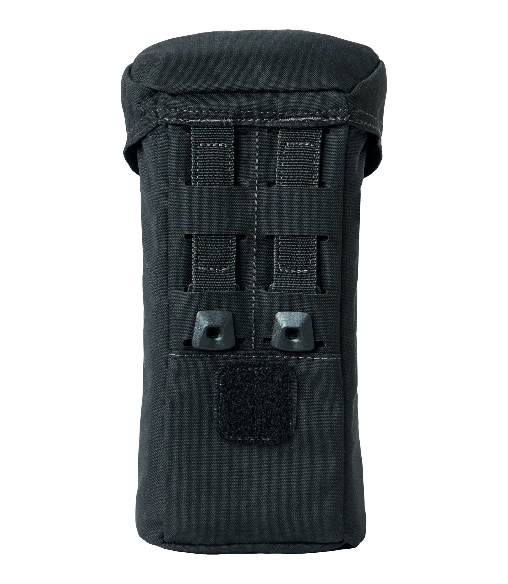 Back of Tactix Series Bottle Pouch  1.0 Liter in Black |color_black