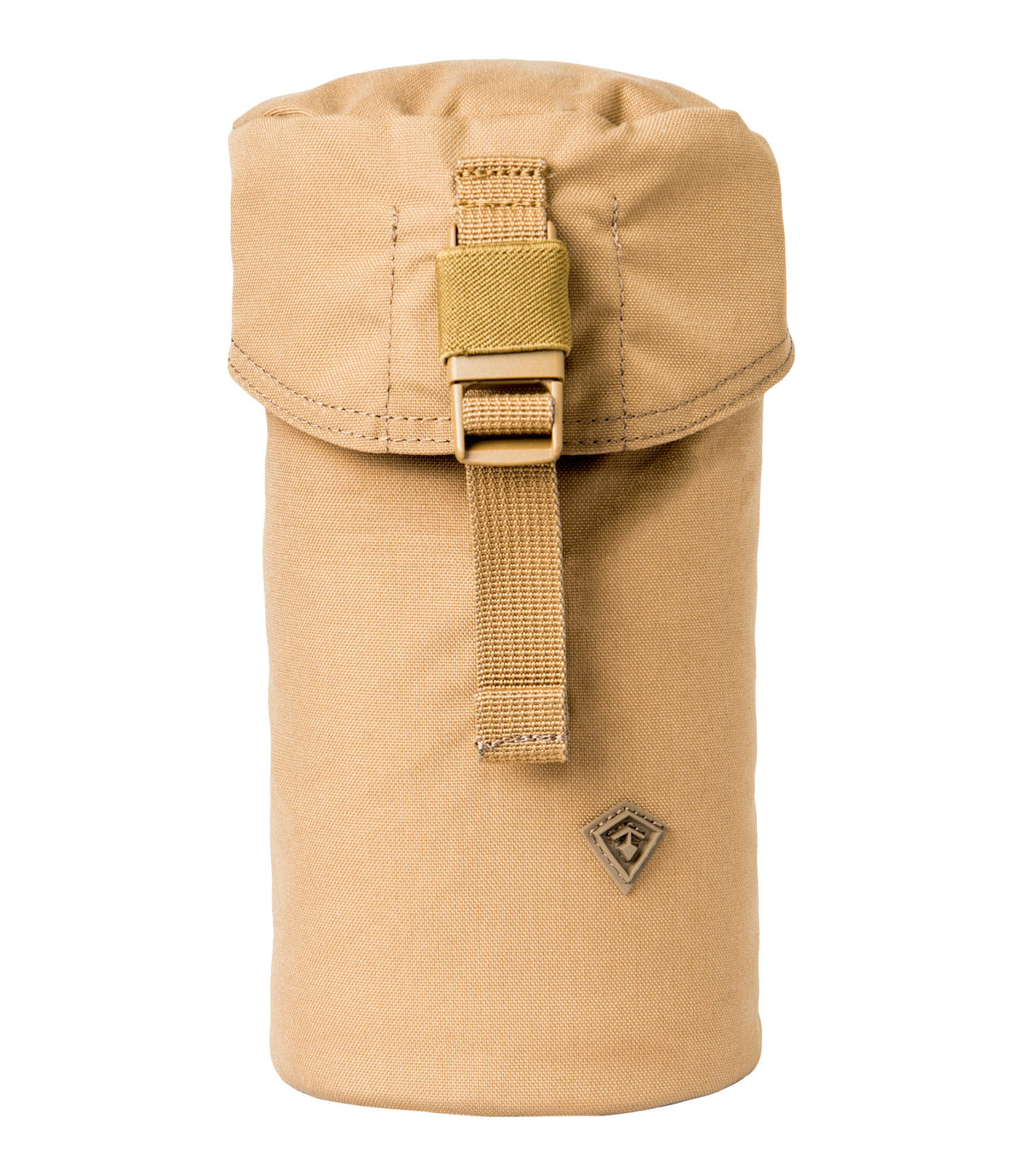 Front of Tactix Series Bottle Pouch  1.0 Liter in Coyote |color_coyote