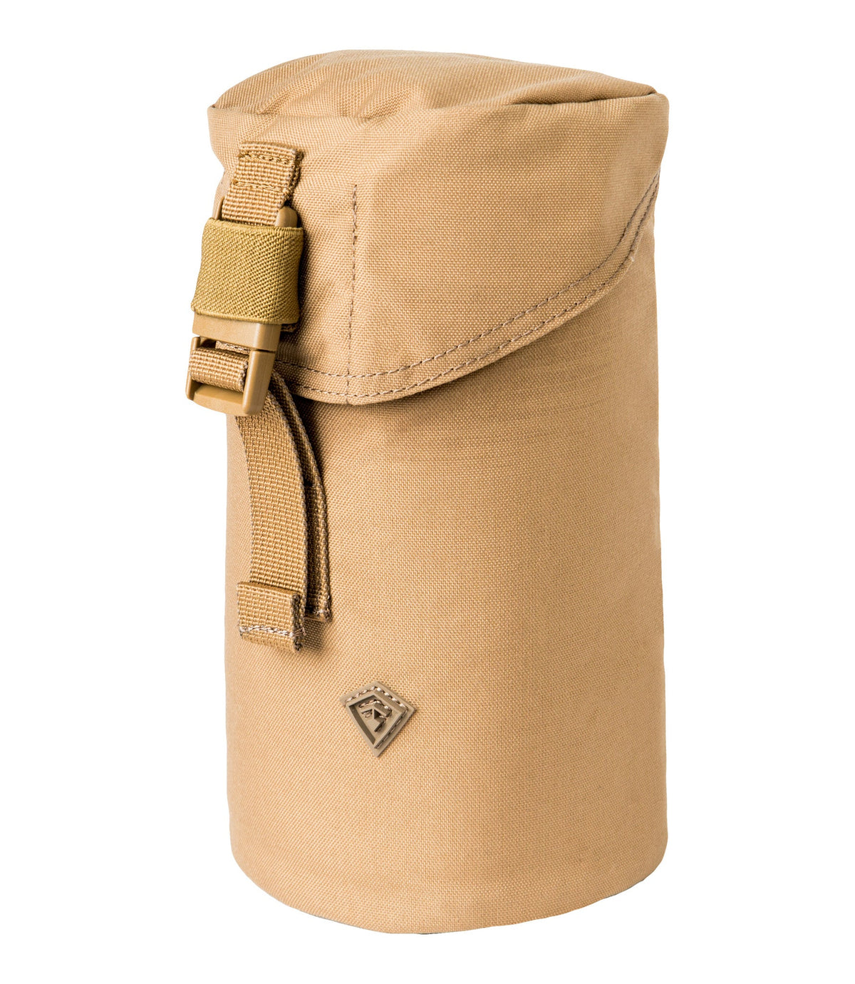 Front of Tactix Series Bottle Pouch  1.0 Liter in Coyote |color_coyote