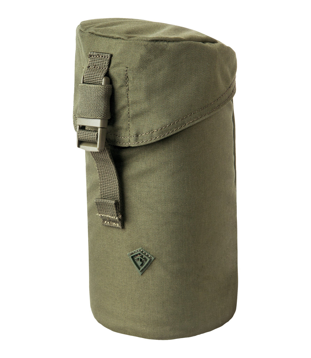 Front of Tactix Series Bottle Pouch  1.0 Liter in OD Green |color_od green