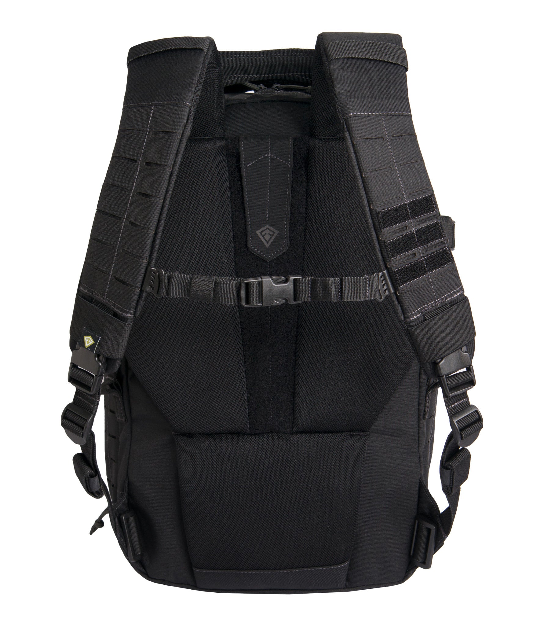 Back of Tactix 1-Day Plus Backpack 38L in Black |color_black