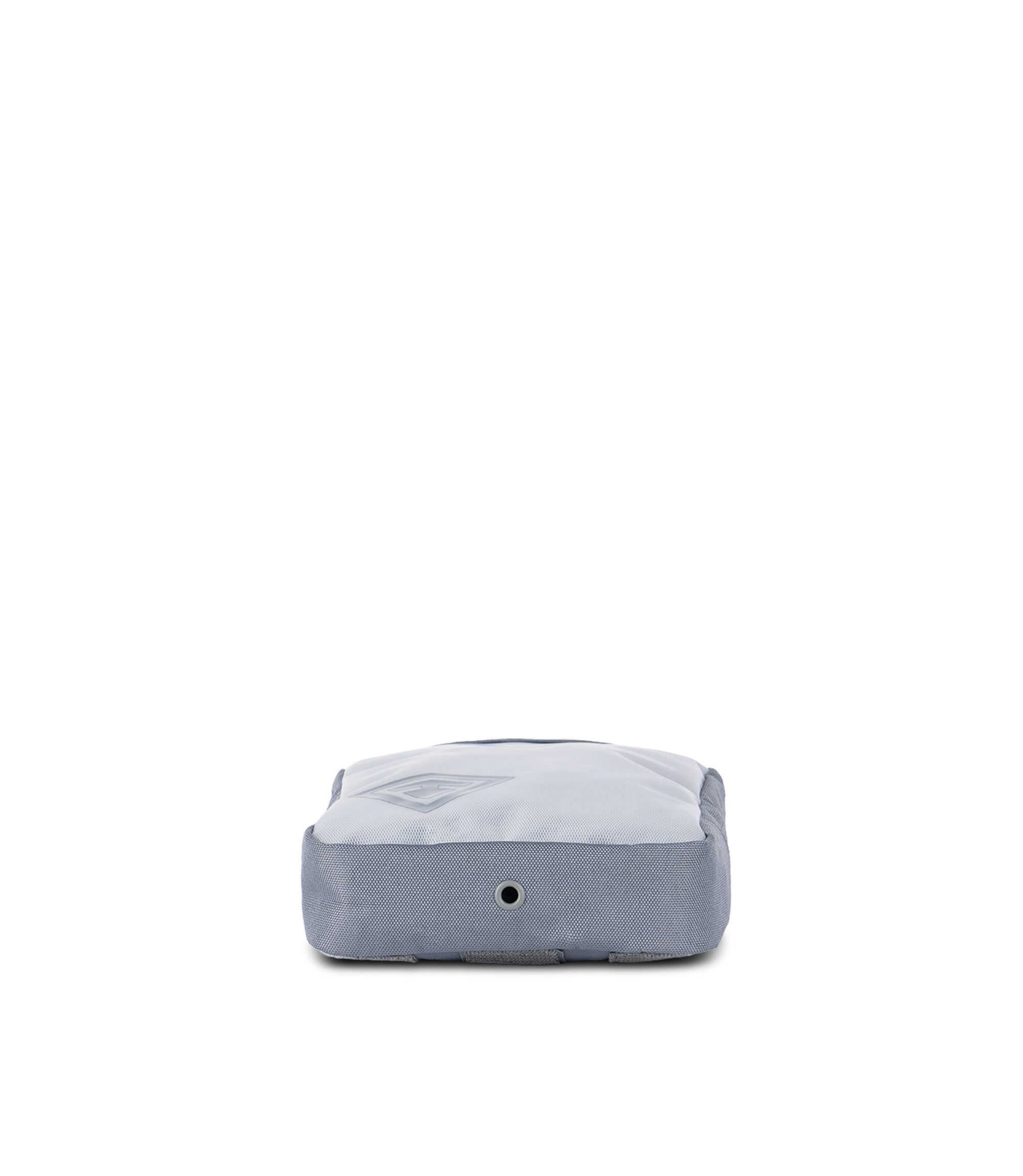 Botton view w/ drainage hole of 6 X 10 Velcro Pouch in Asphalt |color_asphalt