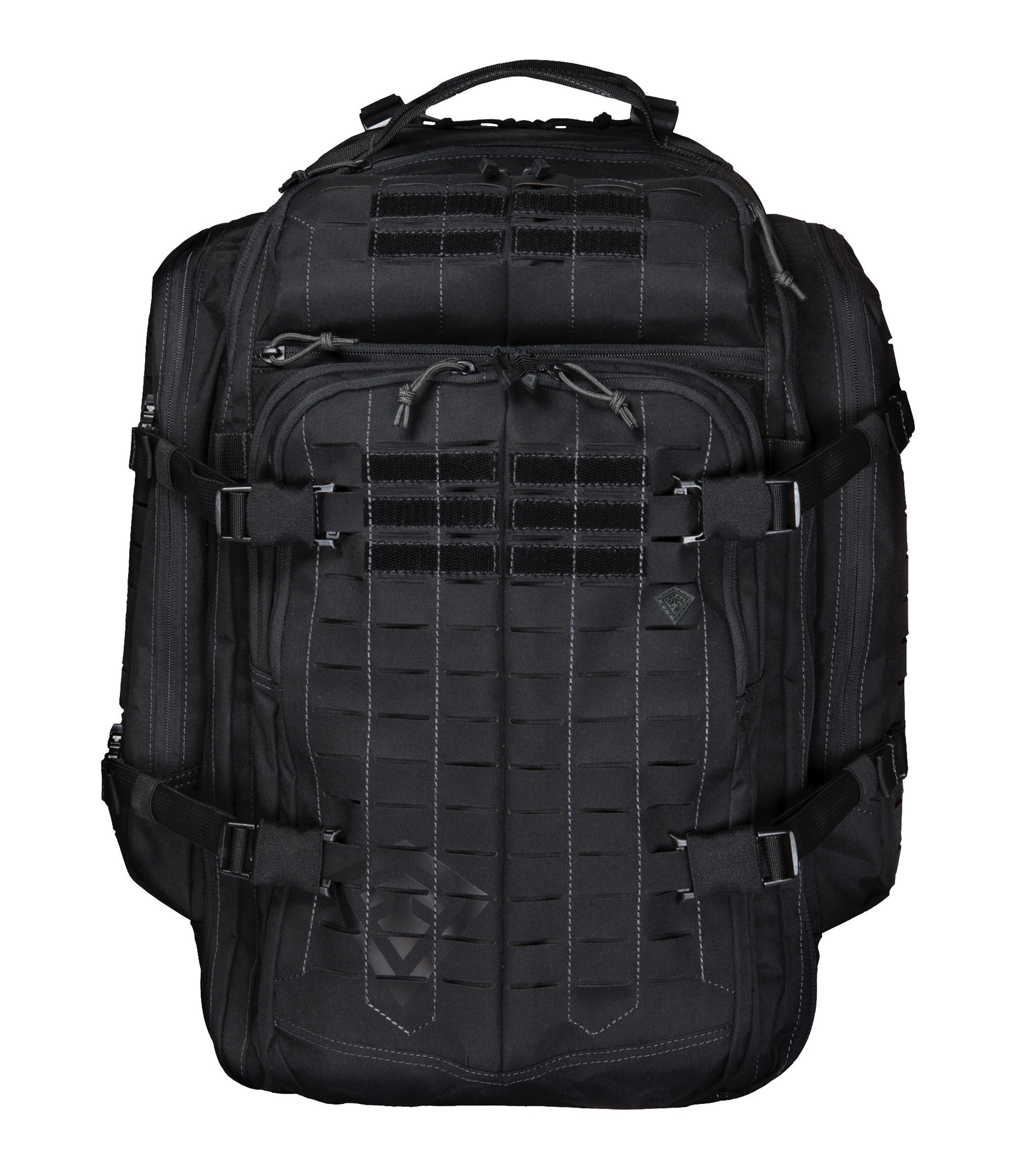 Front of Tactix 3-Day Plus Backpack 62L in Black |color_black