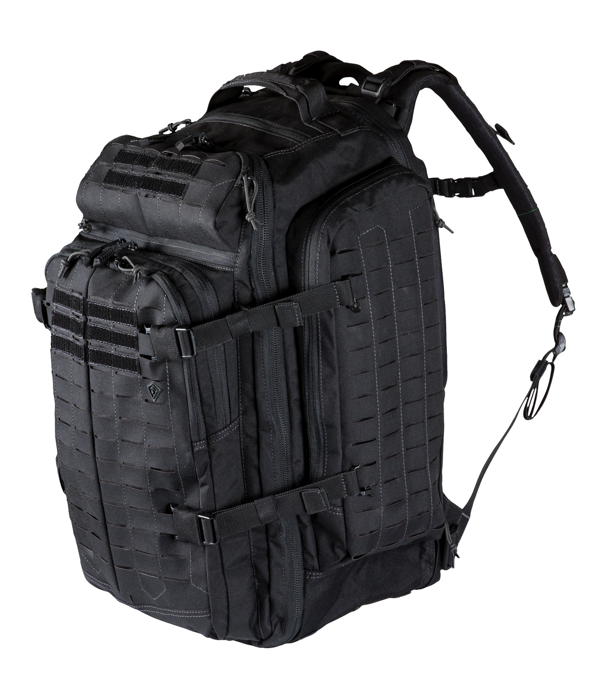 Front of Tactix 3-Day Plus Backpack 62L in Black |color_black