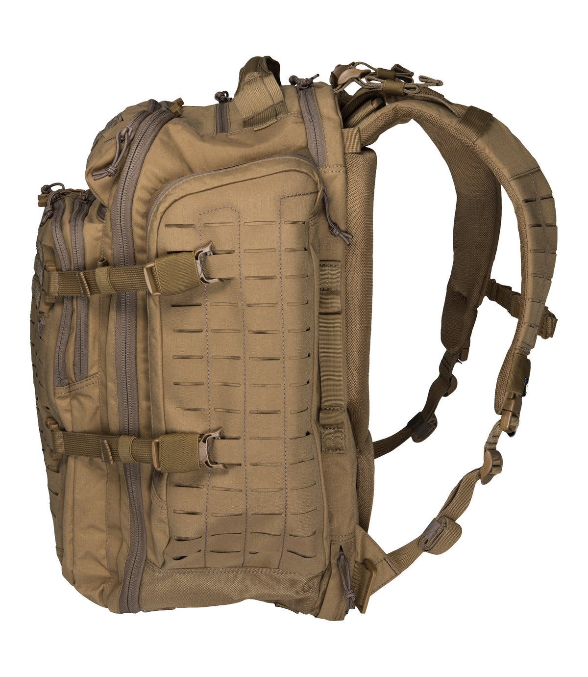 Side of Tactix 3-Day Plus Backpack 62L in Coyote |color_coyote