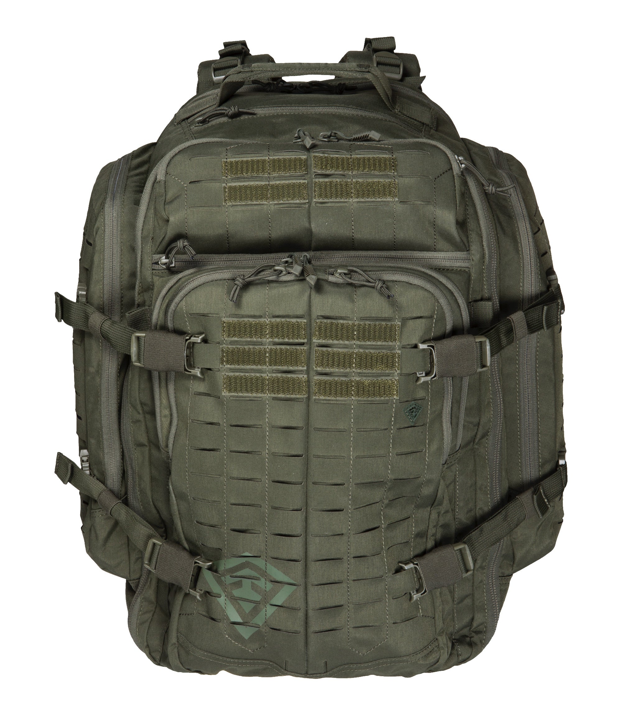 Front of Tactix 3-Day Plus Backpack 62L in OD Green |color_od green