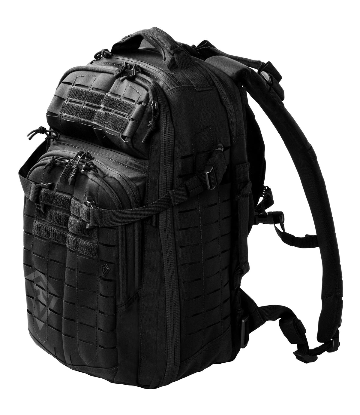 Front of Tactix Half-Day Plus Backpack 27L in Black |color_black