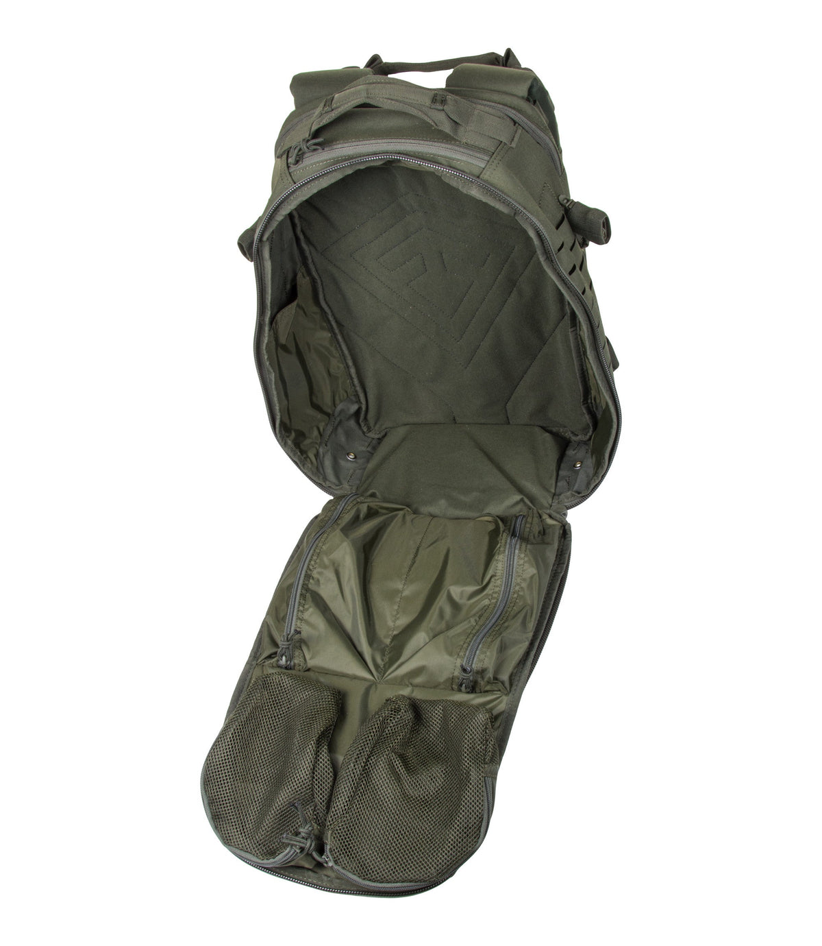 Front of Tactix Half-Day Plus Backpack 27L in OD Green |color_od green