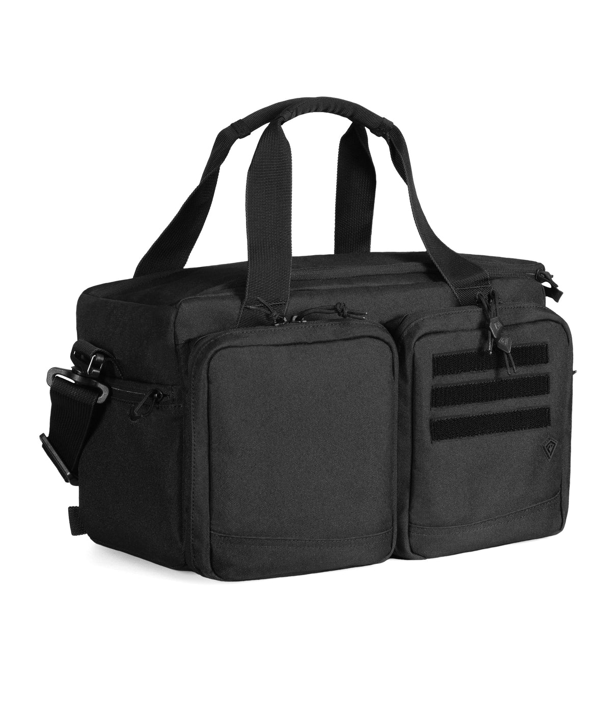 Front of Caliber Range Bag 18L in Black |color_black