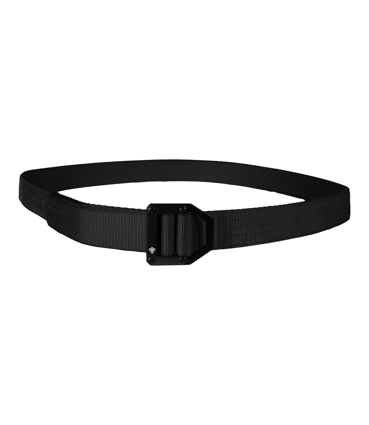 Front of Tactical Belt 1.5 in Black |color_black