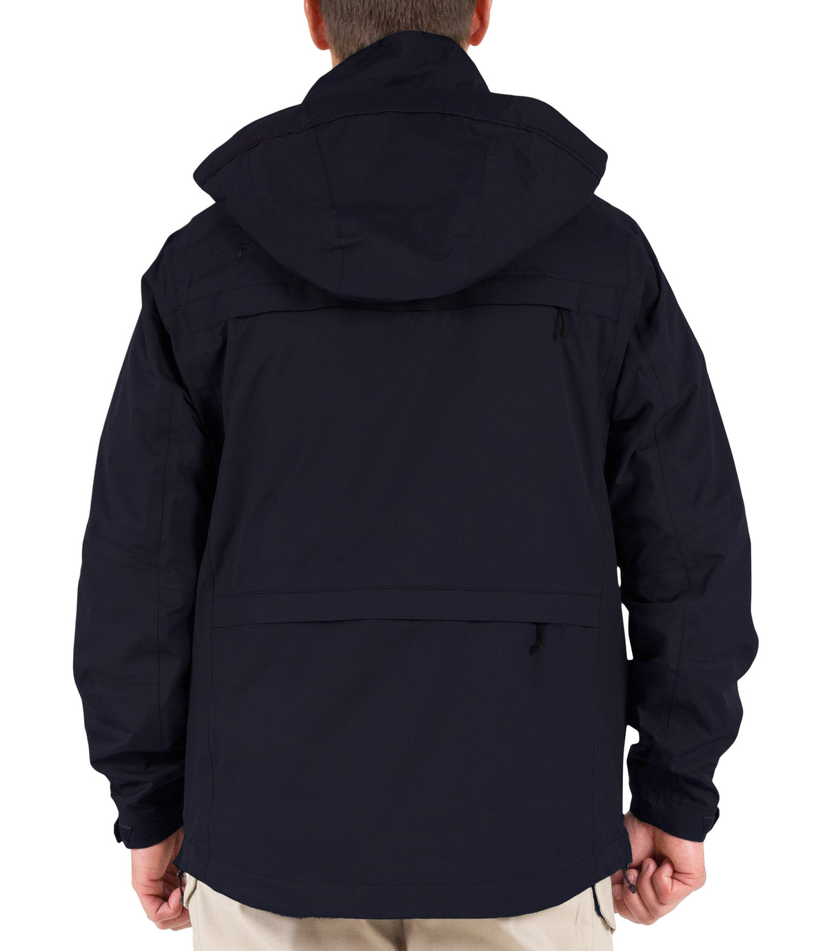 Back of Mens Tactix System Parka in Midnight Navy |color_midnight navy