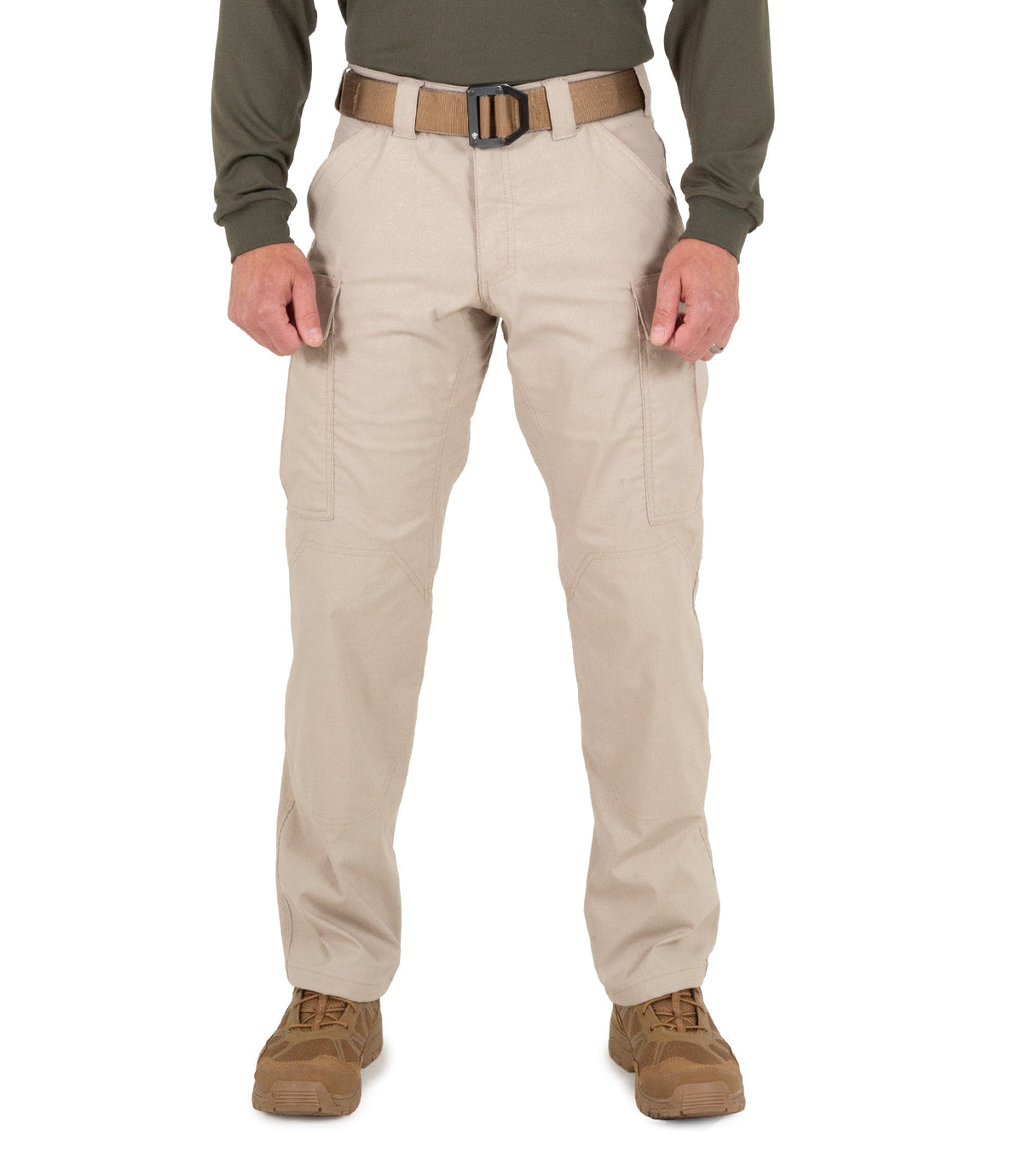 Front of Men's V2 BDU Pant in Khaki |color_khaki