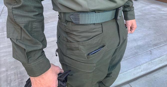 Defender pants in OD Green