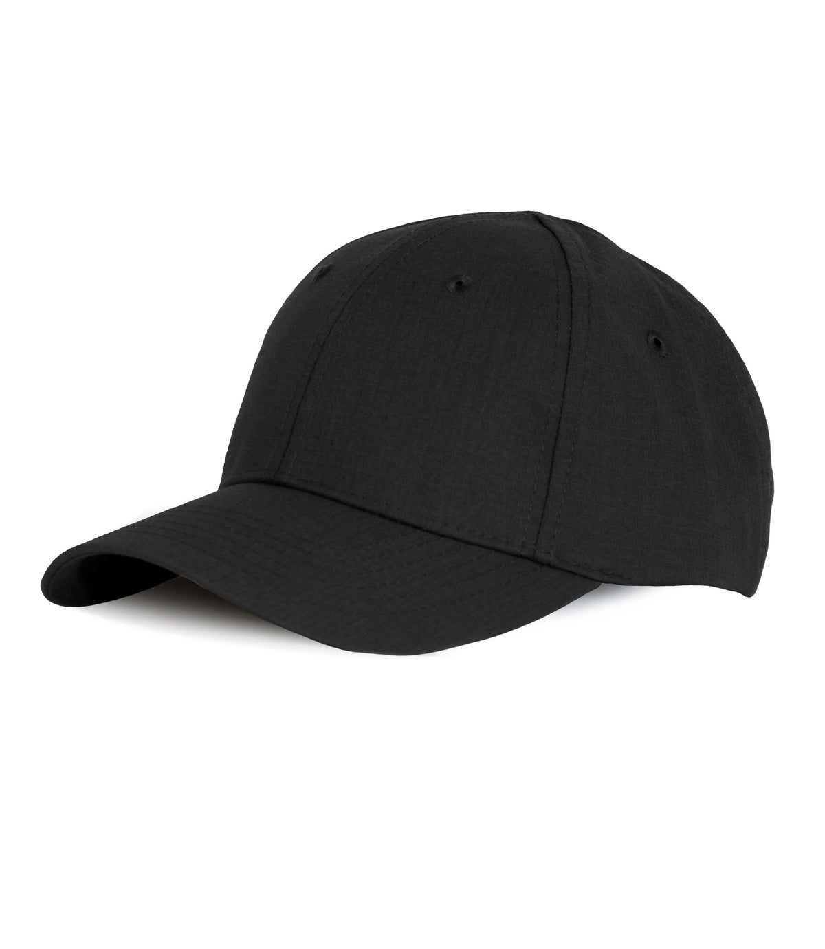 Front of Adjustable Uniform Cap in Black