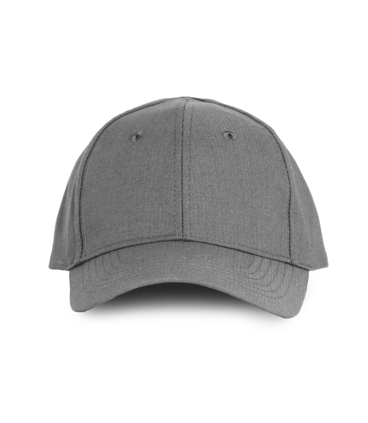 Front of Adjustable Uniform Cap in Wolf Grey