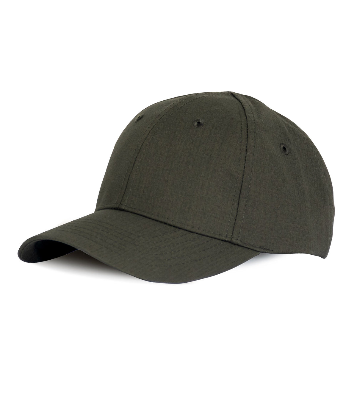 Front of Adjustable Uniform Cap in OD Green