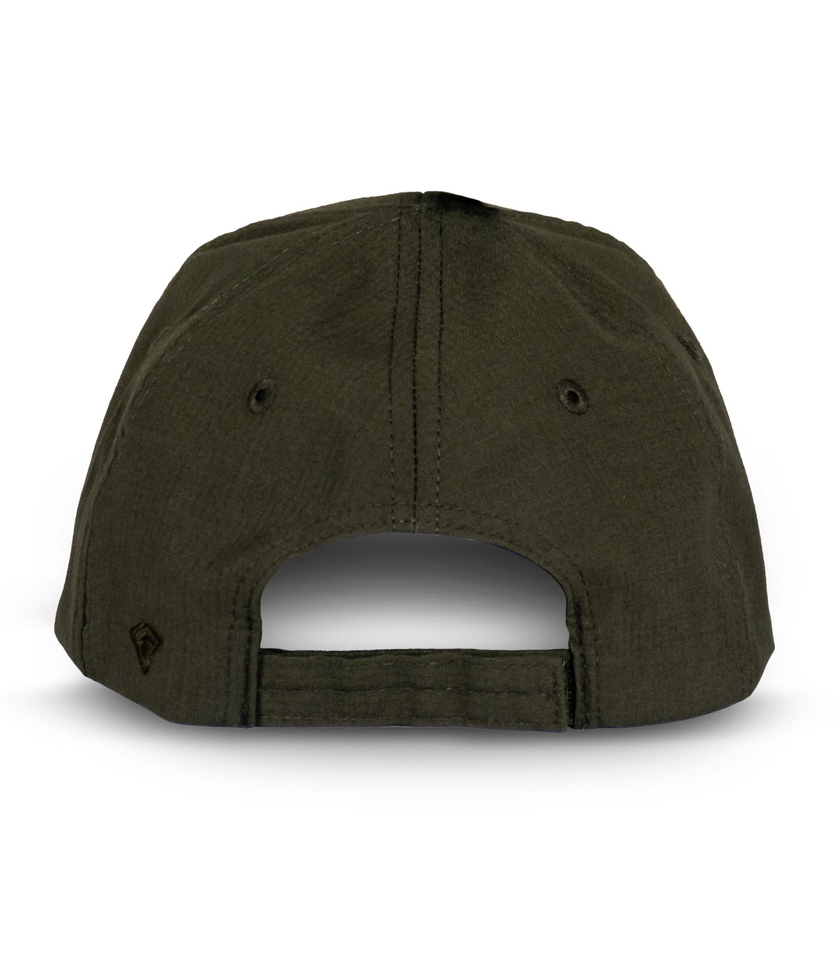 Back of Adjustable Uniform Cap in OD Green
