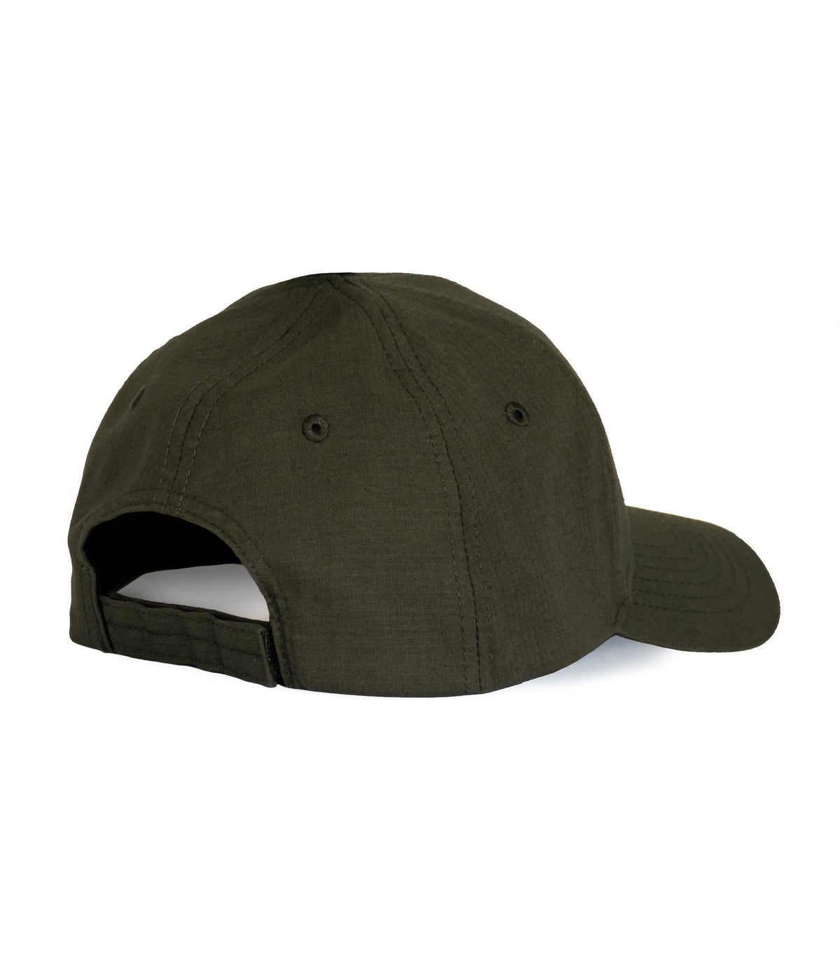 Back of Adjustable Uniform Cap in OD Green