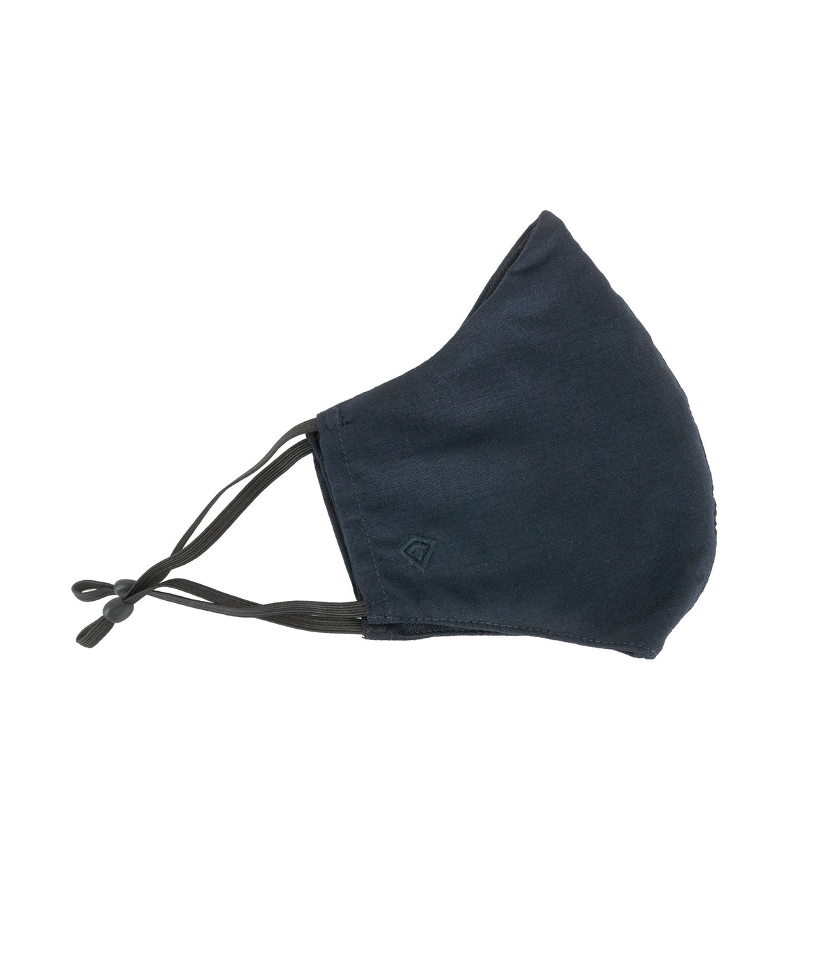 Side of V2 Pro Duty Mask in Midnight Navy |color_midnight navy