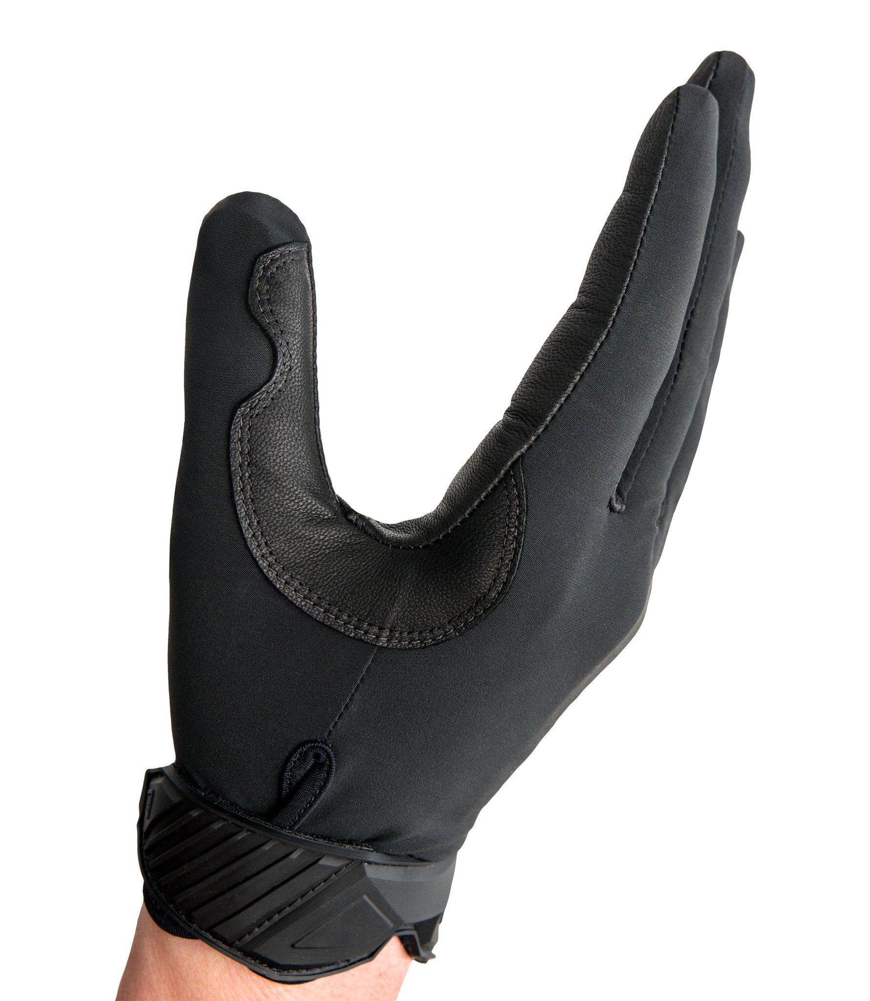 Women’s Medium Duty Padded Glove in Black U-Shape