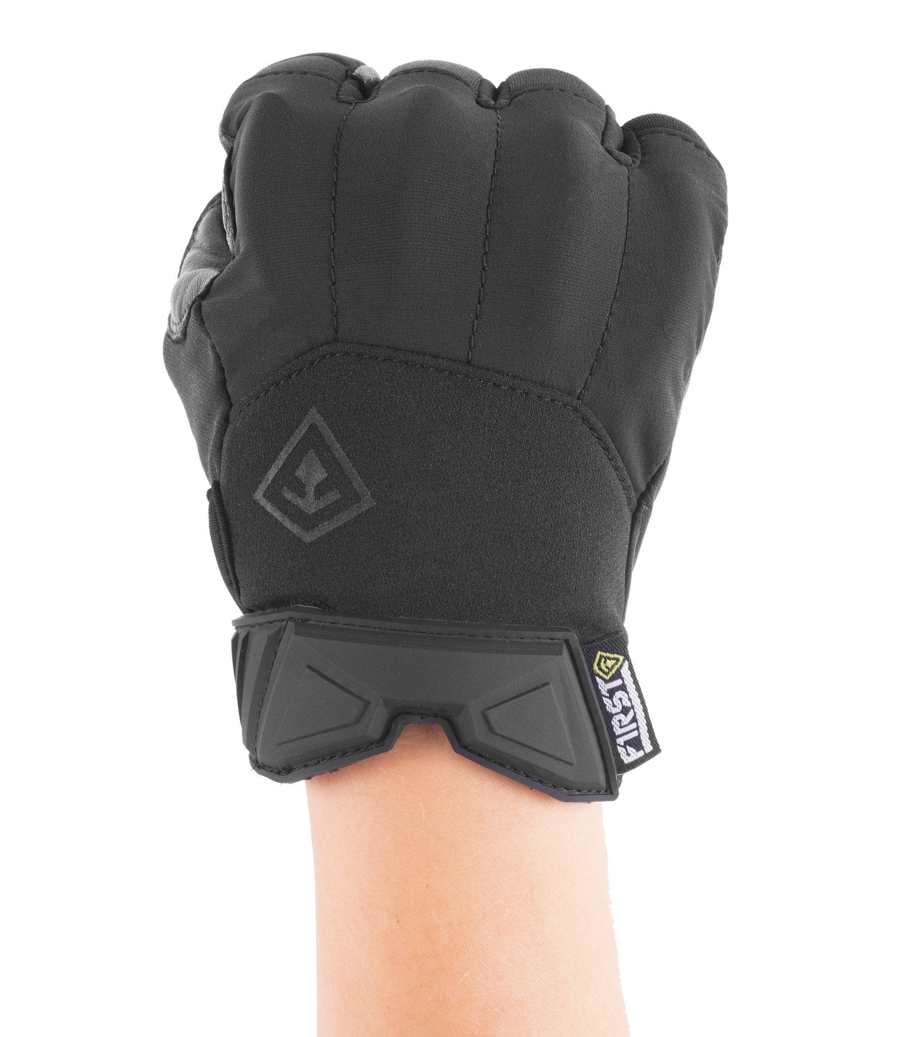 Women's Pro Knuckle Glove in Black in a Fist