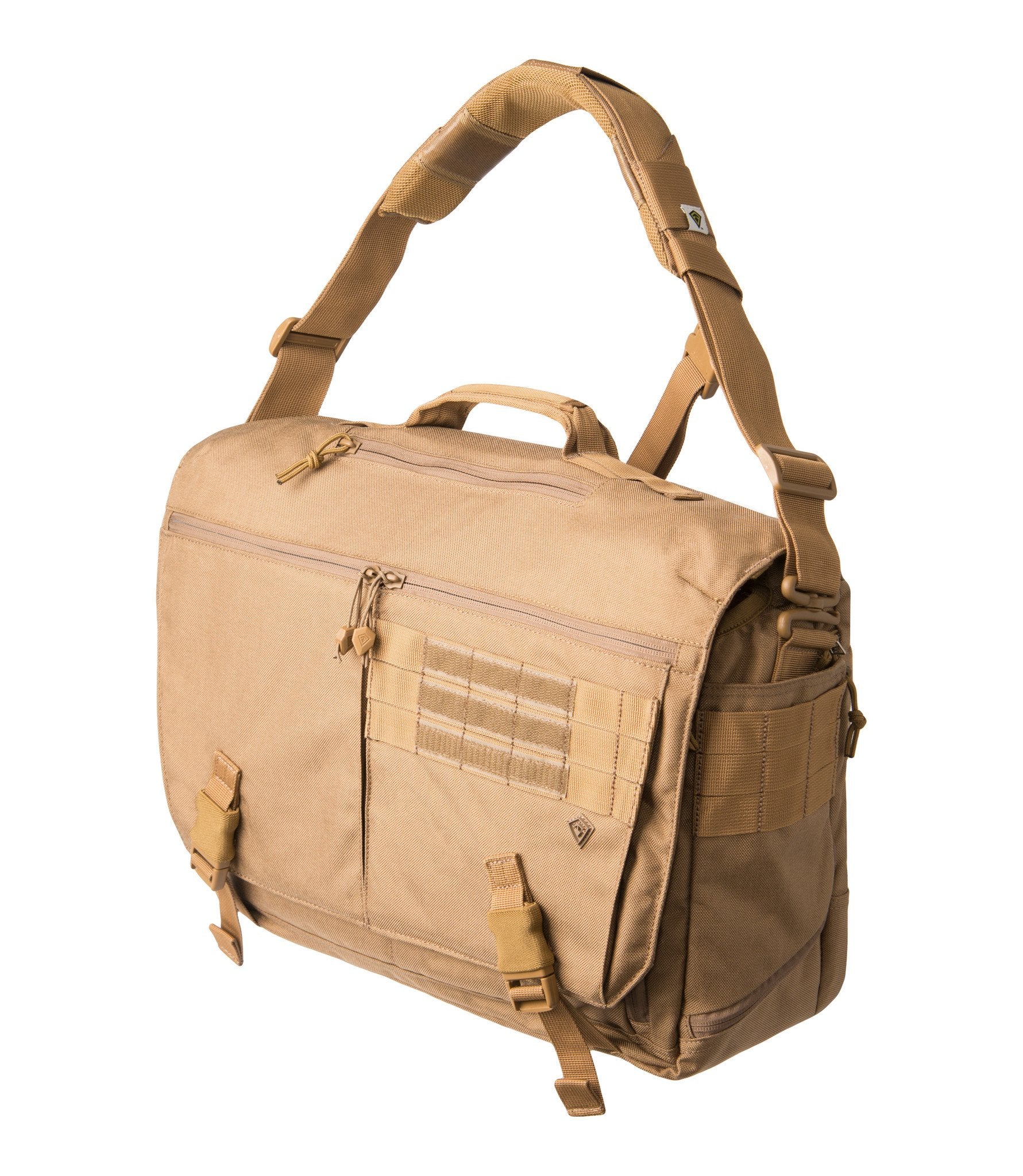 Front of Ascend Messenger Bag 25L in Coyote