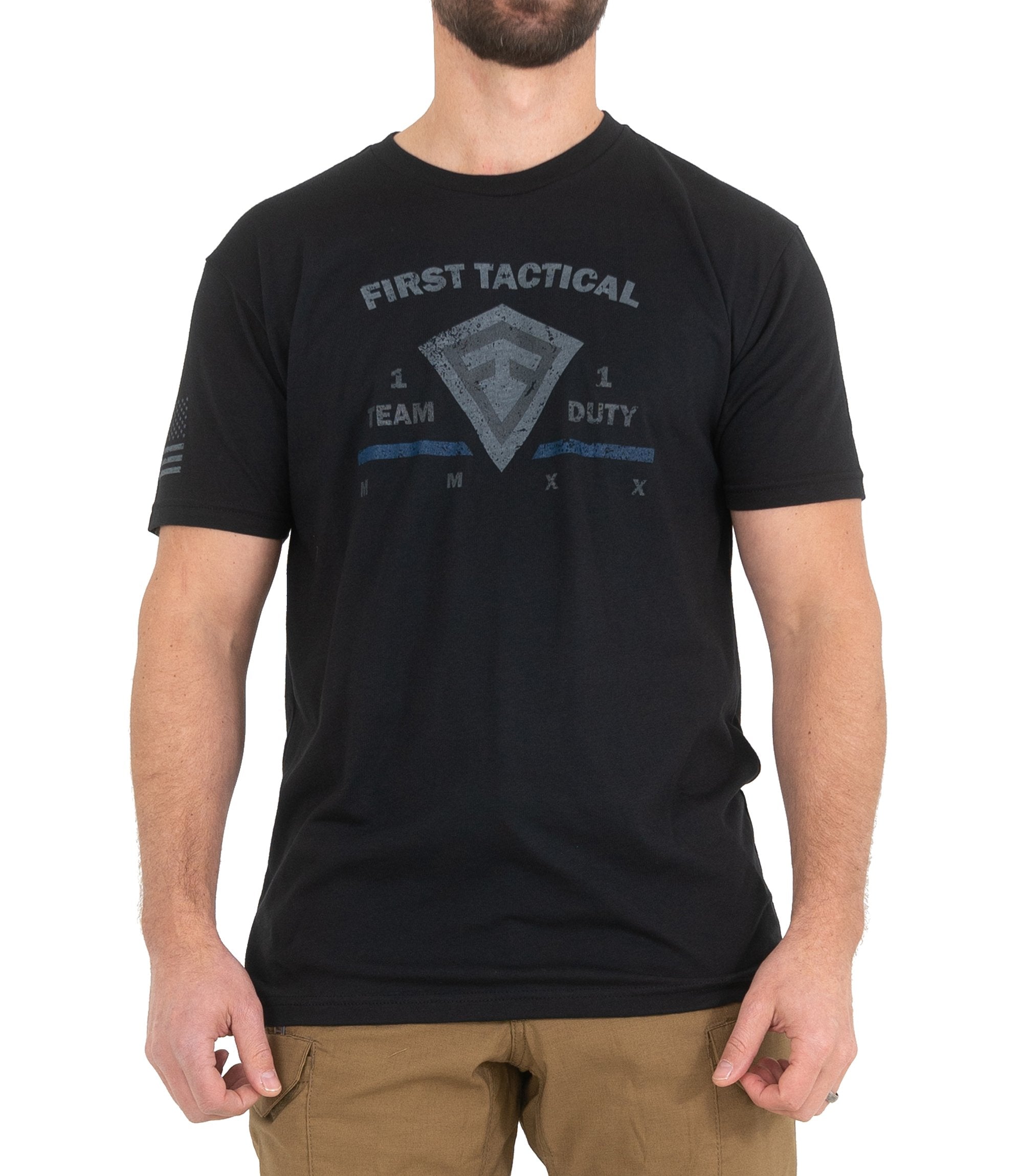 Front of TBL Team Duty T-Shirt in Black