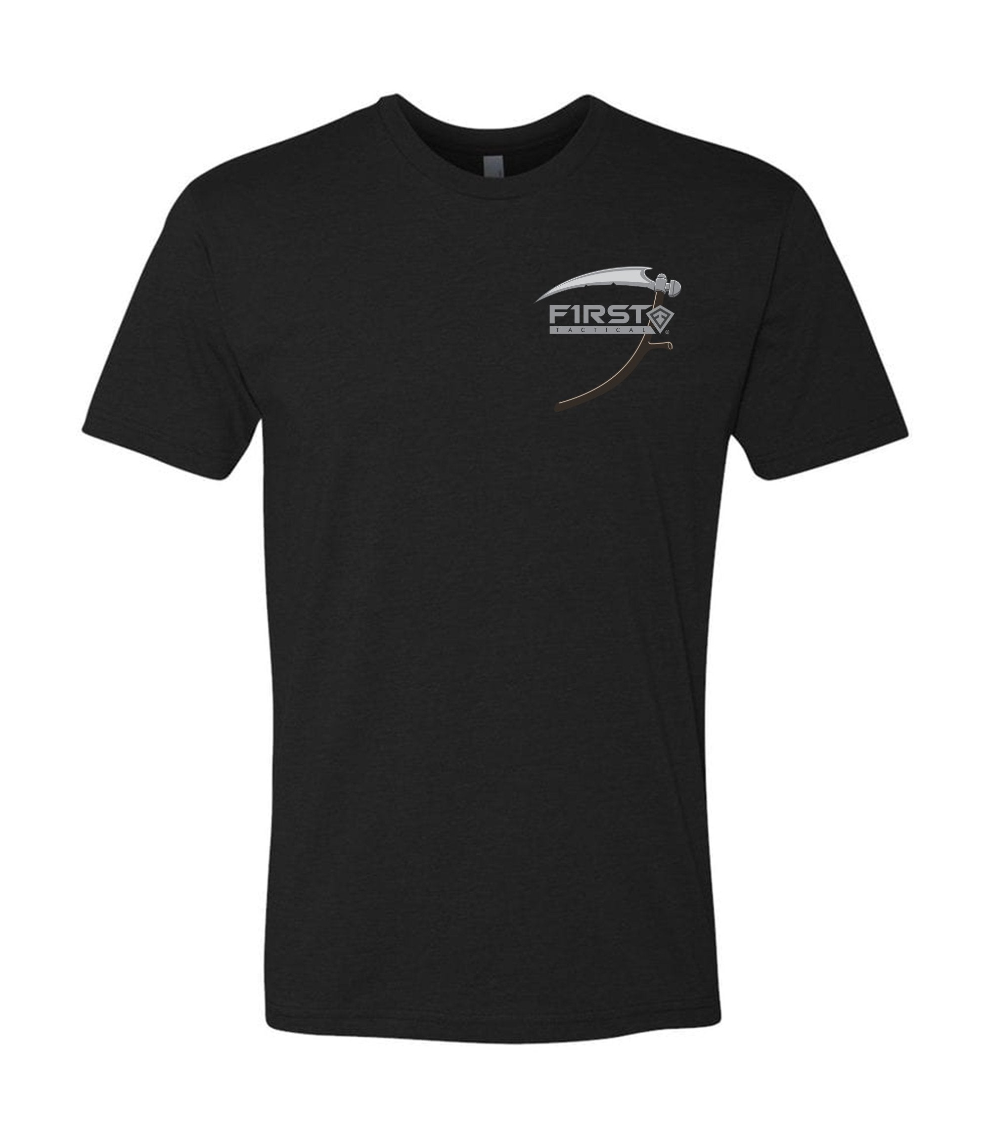 Front of FT Grim T-Shirt in Black
